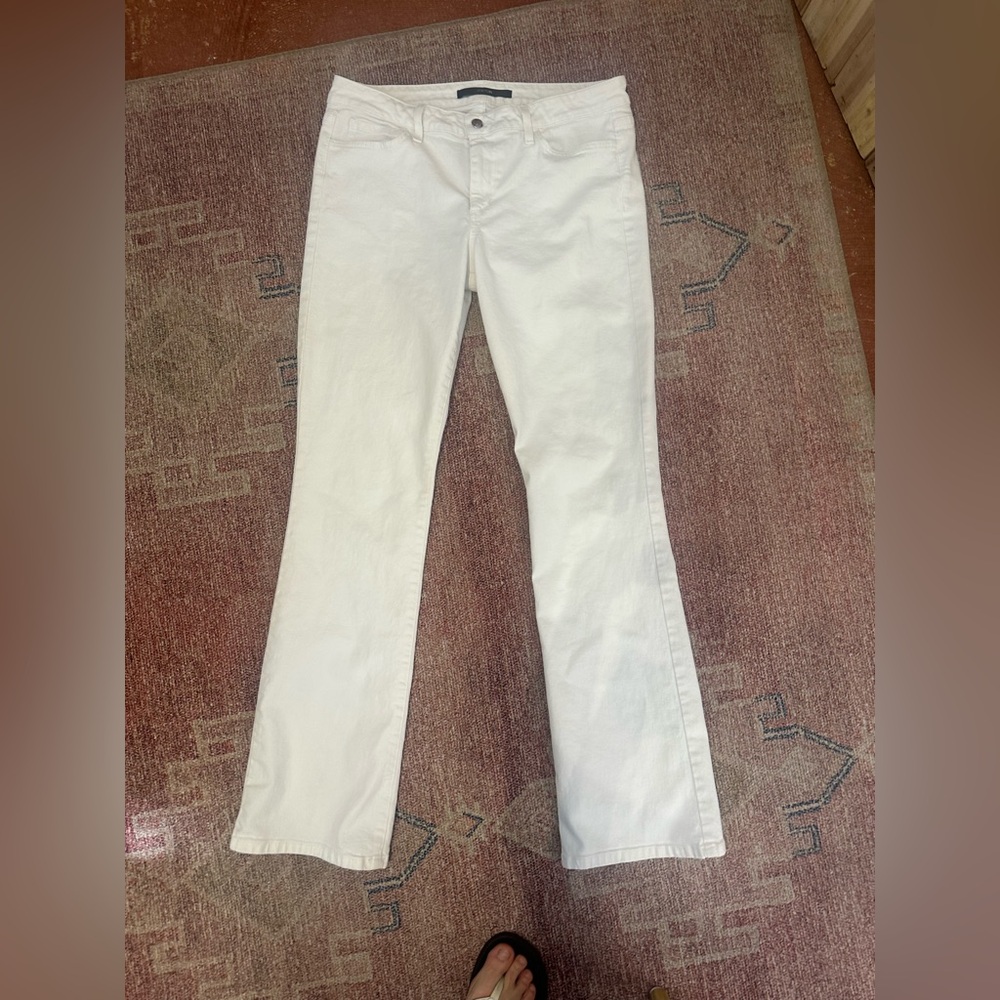 Joes jeans Y2K low rise boot cut size 32 long white